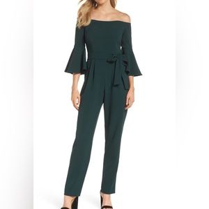 ELIZA J Off The Shoulder Jumpsuit Size 18